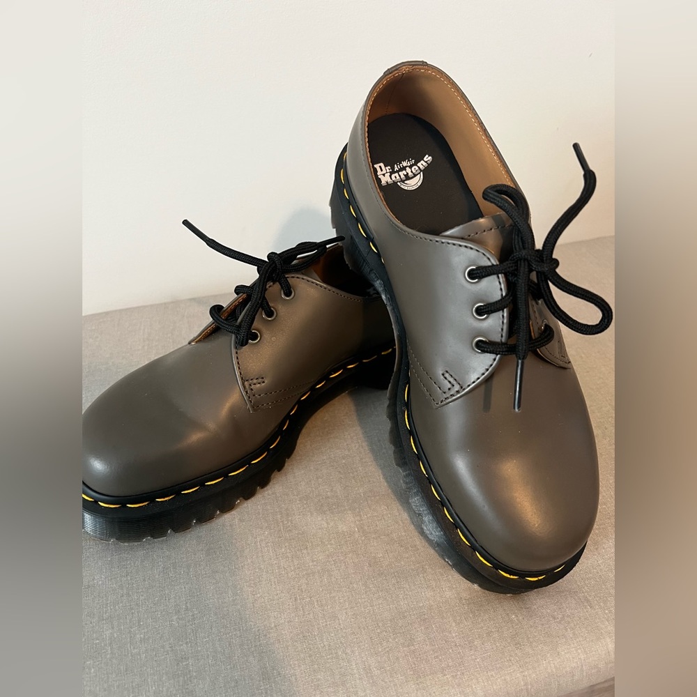Dr. Marten 1461 Bex Khaki Grey Oxfords